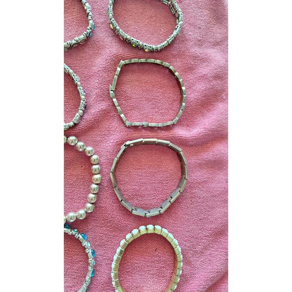 Large lot of 11 bangle type bracelets - Picture 4 of 8